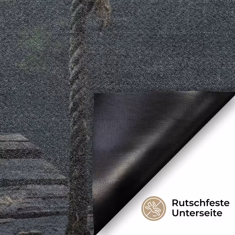 Brug - Jungle - Mist - Natuur Deurmat klein -antislip_DE