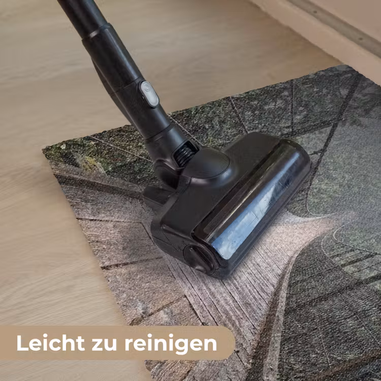 Brug - Bos - Mist - Natuur Deurmat klein -reinigen_DE