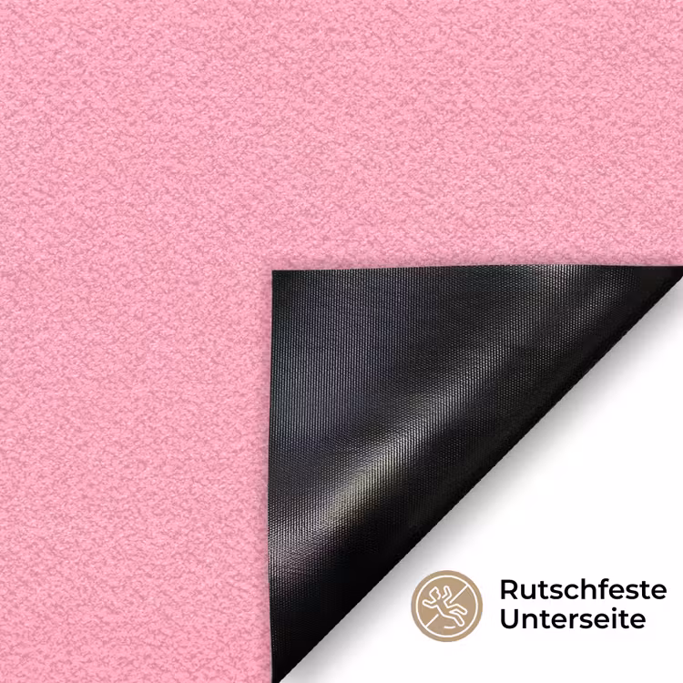 Bubblegum - Pink - Roze Deurmat klein 898 -antislip_DE