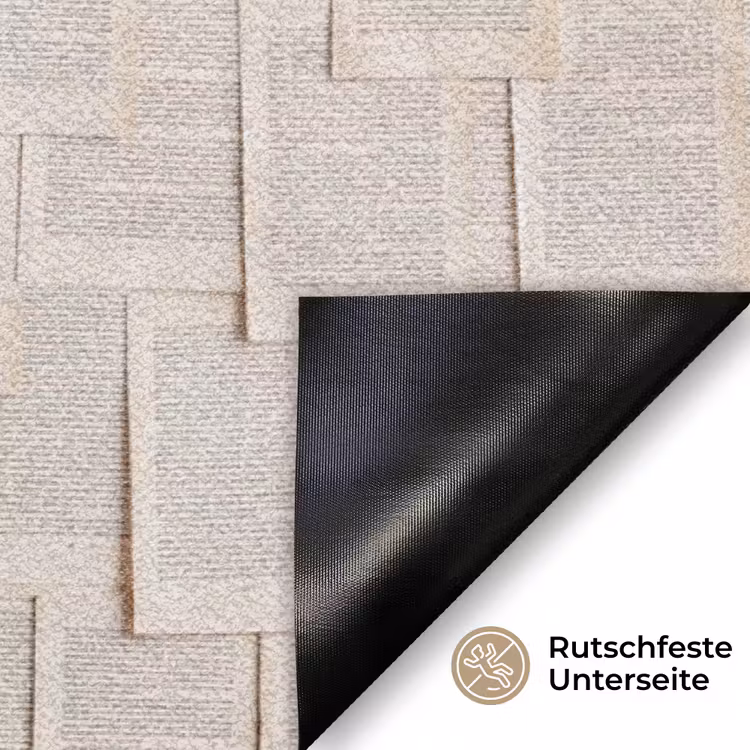 Boekpagina - Collage - Literatuur - Vintage - Beige Deurmat klein -antislip_DE