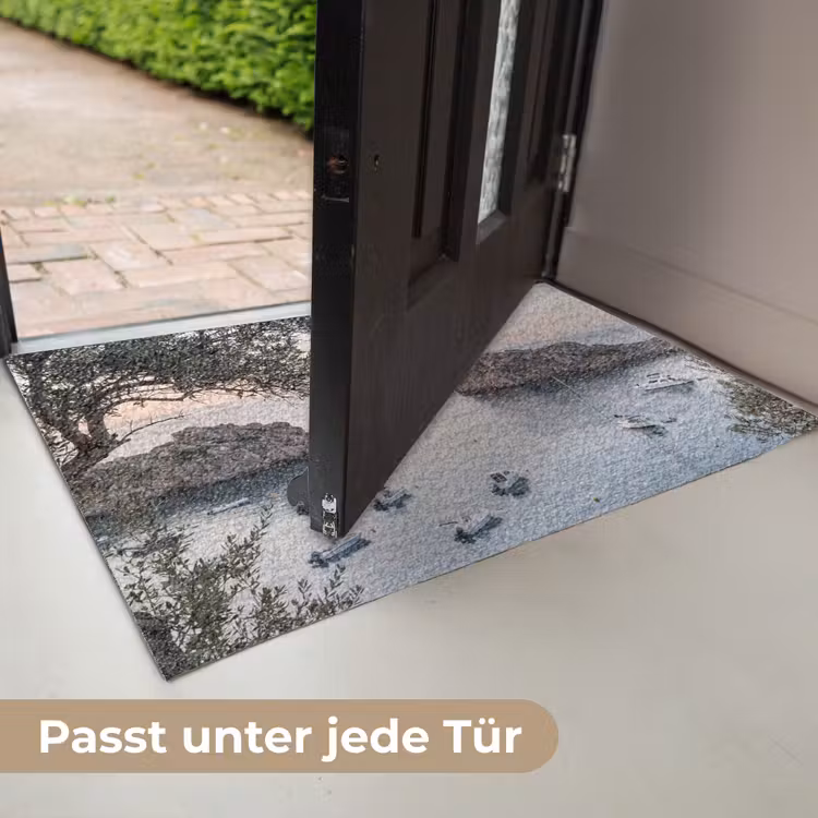 Fußmatte - Bucht – Boote – Sonnenuntergang - Baai - boten - zonsondergang Deurmat klein