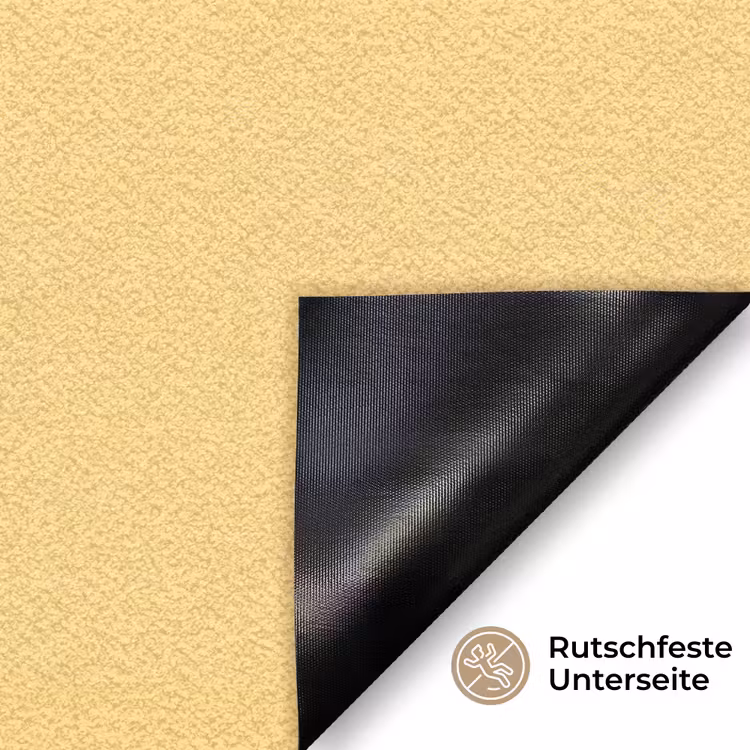 Butter - Geel - Yellow Deurmat klein 898 -antislip_DE