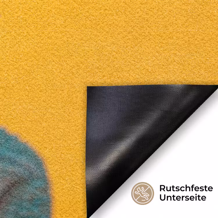 Kameleon - Kauwgom - Kleurrijk Deurmat klein -antislip_DE