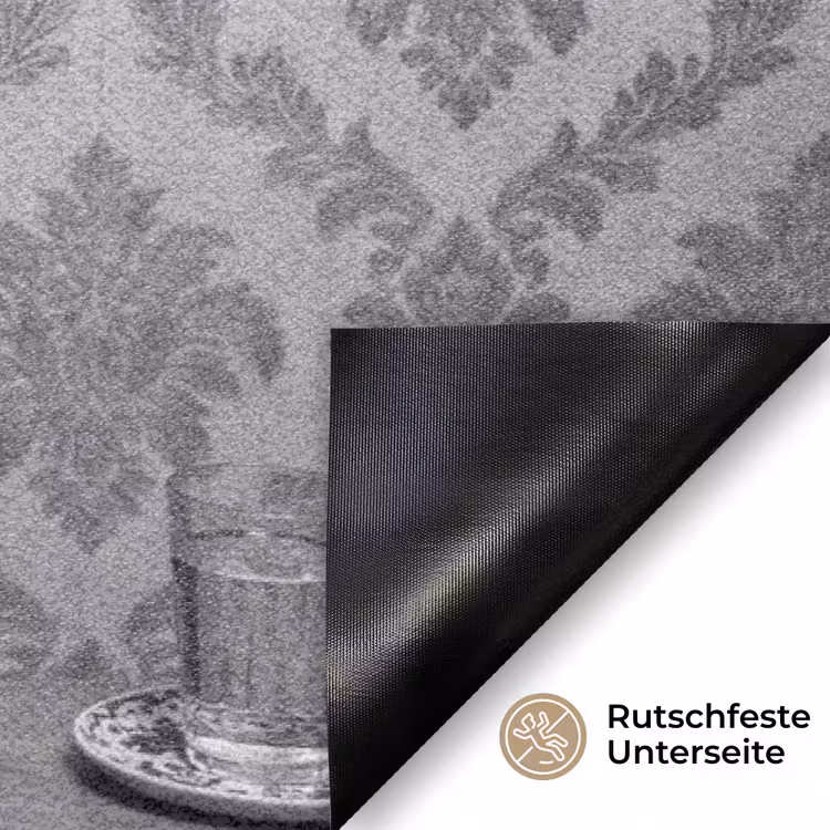 Chic - Vrouw - Zwart - Wit Deurmat klein -antislip_DE