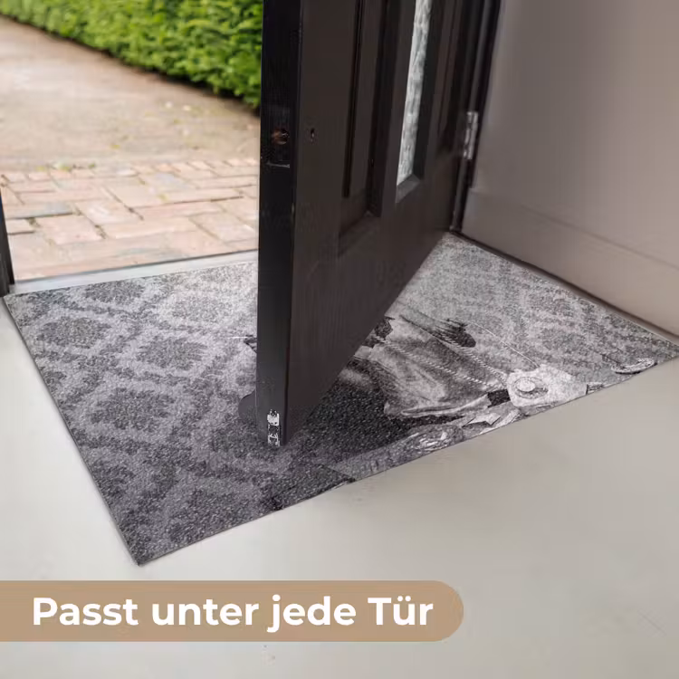 Chic - Vrouw - Zwart - Wit Deurmat klein -USP_DE