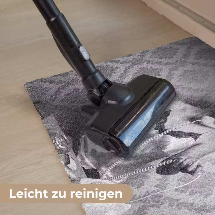 Chic - Vrouw - Zwart - Wit Deurmat klein -reinigen_DE