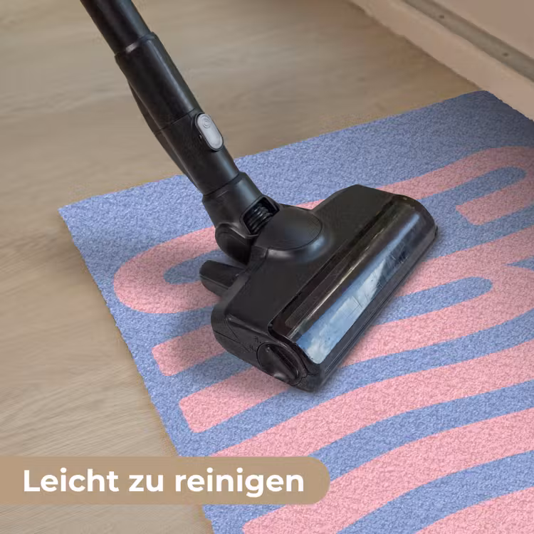Chill - Roze - Blauw - Golvend Deurmat klein -reinigen_DE