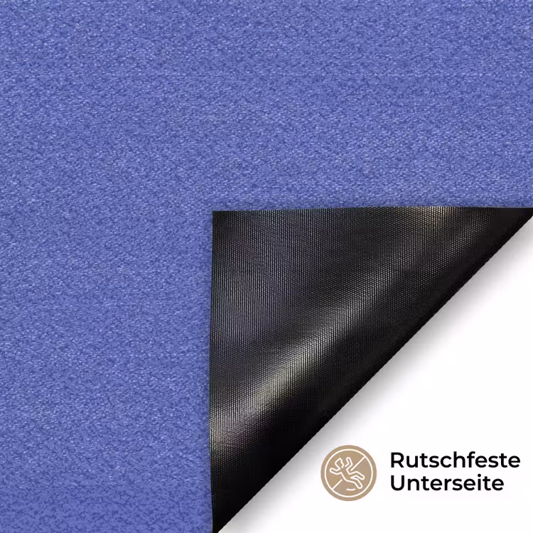 Chinese - Blue - Blauw Deurmat klein 898 -antislip_DE
