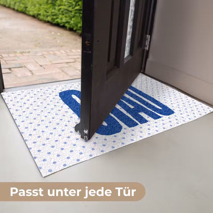Ciao - Blauw - Stippen Deurmat klein -USP_DE