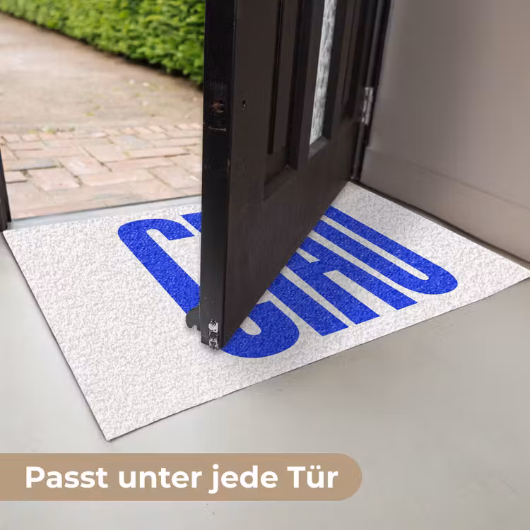 Ciao - Hoofdletters - Blauw - Minimalistisch Deurmat klein -USP_DE