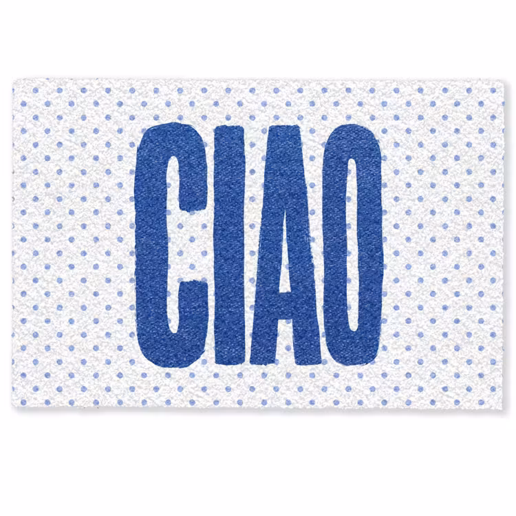 Ciao - Stippen - Roze - Wit Deurmat klein -zkaufland3d