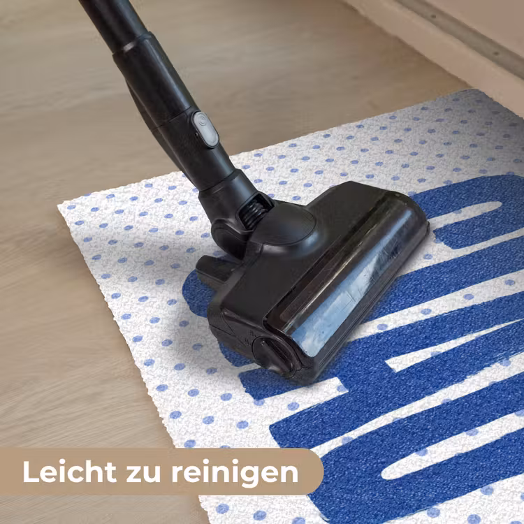 Ciao - Stippen - Roze - Wit Deurmat klein -reinigen_DE