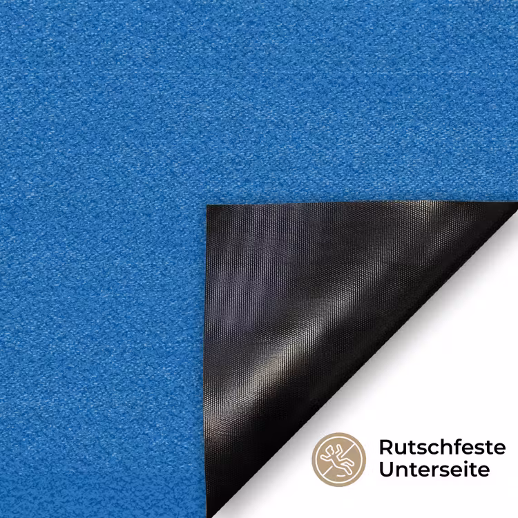 Classic - Azure - Blauw Deurmat klein 898 -antislip_DE