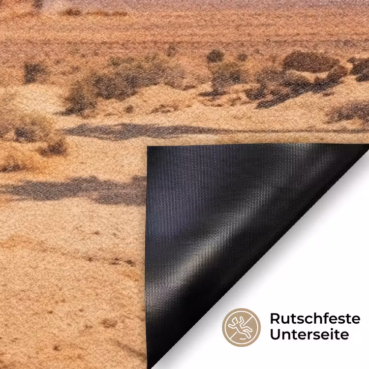 Fußmatte - Cowboy – Pferd – Wüste - Cowboy - Paard - Woestijn Deurmat klein