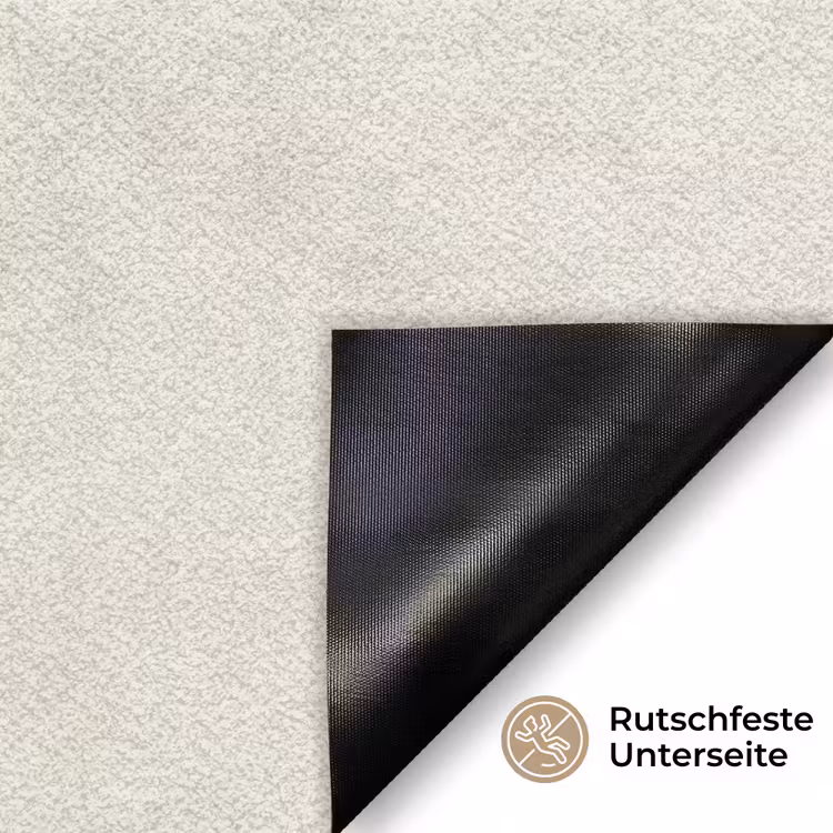 Crème - Egaal - Beton Deurmat klein 898 -antislip_DE