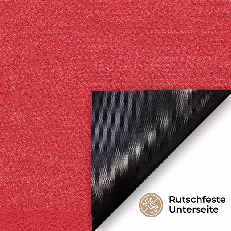 Crimson - Velvet - Rood Deurmat klein 898 -antislip_DE