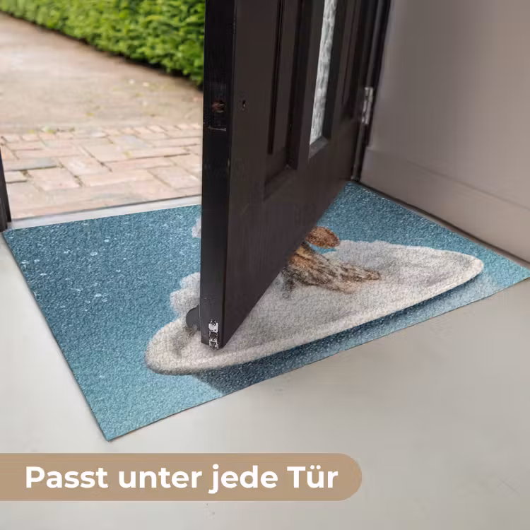 Teckel - Bad - Schuim - Waterdruppels Deurmat klein -USP_DE