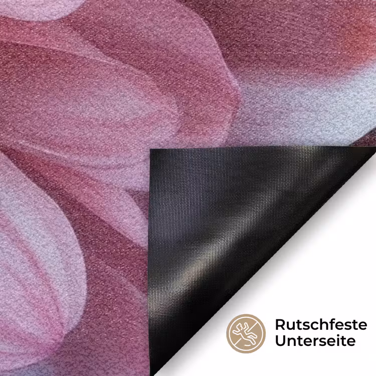 Dahlia - Bloem - Close up - Roze Deurmat klein -antislip_DE