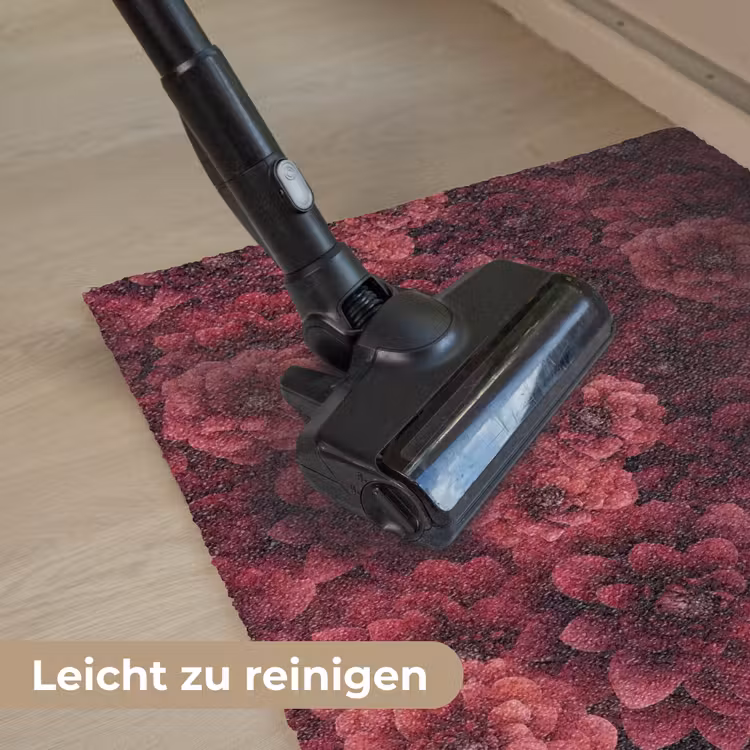 Dahlias - Bloemen - Rood Deurmat klein 898 -reinigen_DE