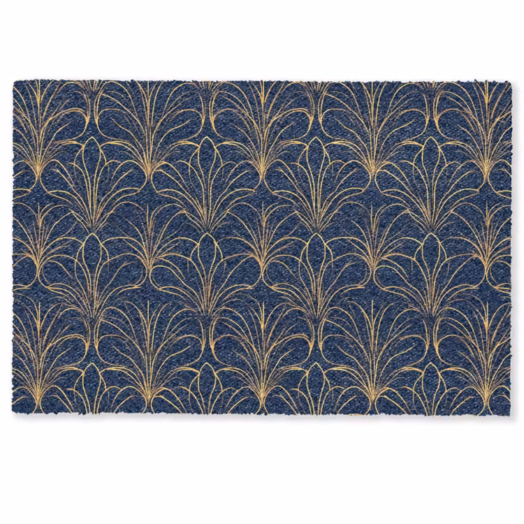 Deco - Waaier - Blauw Deurmat klein 898 -zkaufland3d