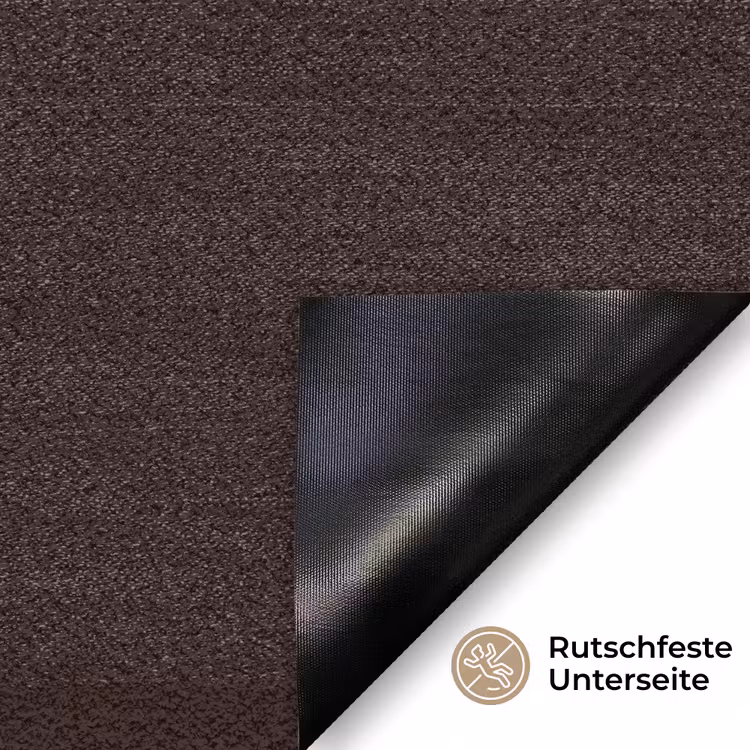 Deep - Obsidian - Bruin Deurmat klein 898 -antislip_DE