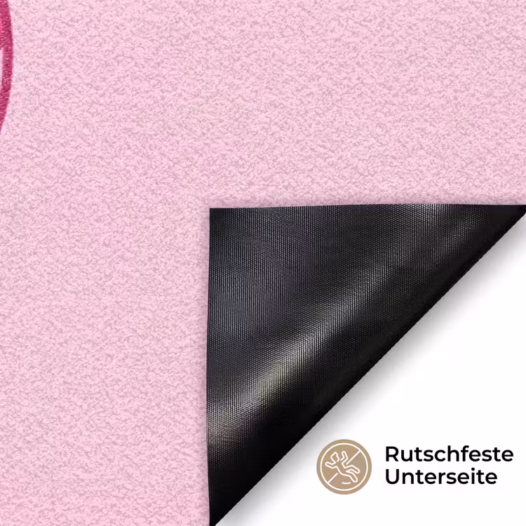 Decoratie - Disco-bal - Feest - Roze Deurmat klein -antislip_DE