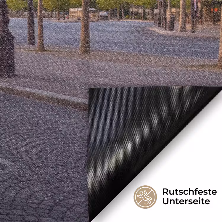 Fußmatte - Denkmal – Paris – Sonnenuntergang – Architektur – Gold - Monument - Parijs - Zonsondergang - Architectuur - Goud Deurmat klein