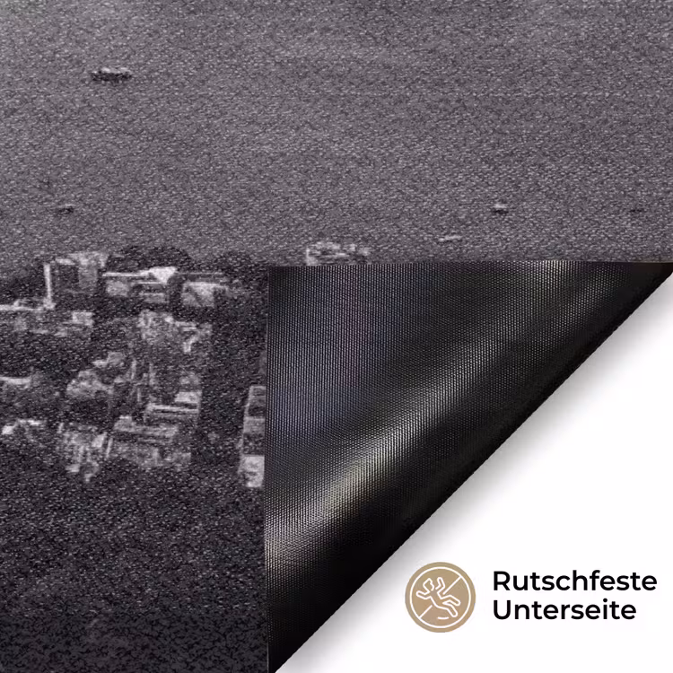 Fußmatte - Denkmal – Stadtansicht – Landschaft – Schwarz-Weiß - Monument - Stadsgezicht - Landschap - Zwart-wit Deurmat klein