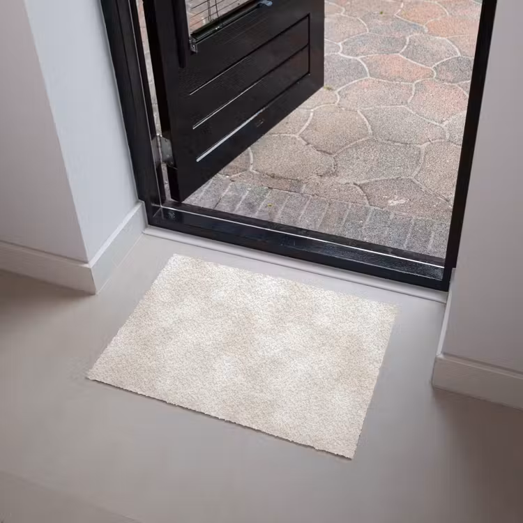 Subtiel - Structuur - Beige Deurmat klein 898 -sfeer5
