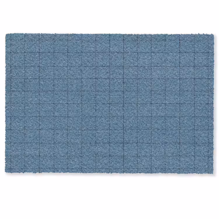 Ruiten - Geometrisch - Blauw Deurmat klein 898 -zkaufland3d