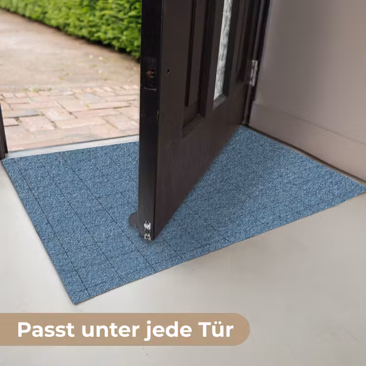 Ruiten - Geometrisch - Blauw Deurmat klein 898 -USP_DE