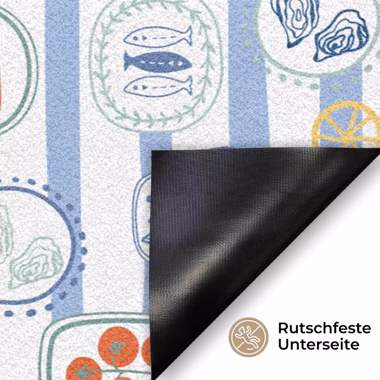 Dieren - Zee - Patroon Deurmat klein 898 -antislip_DE