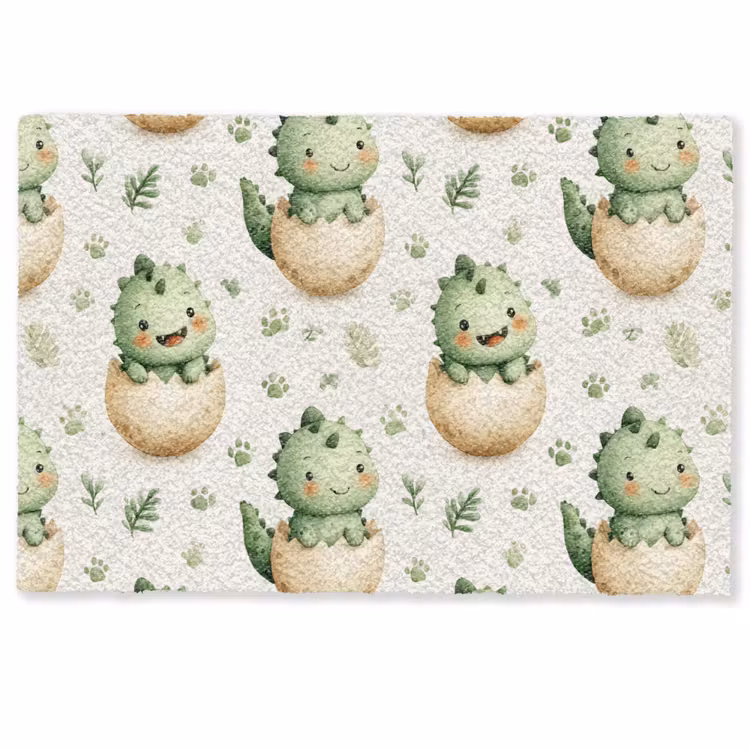 Dino - Eieren - Groen Deurmat klein 898 -zkaufland3d