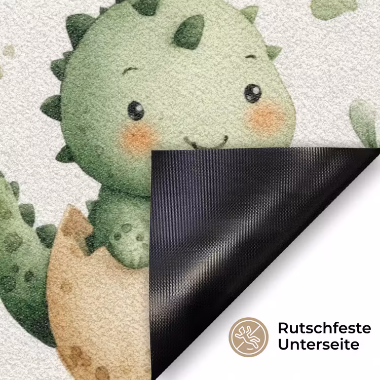 Dino - Eieren - Groen Deurmat klein 898 -antislip_DE