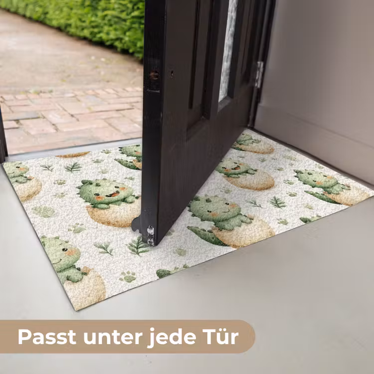 Dino - Eieren - Groen Deurmat klein 898 -USP_DE
