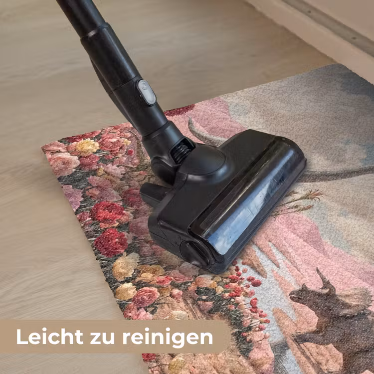 Fußmatte - Dinosaurier – Rosa – Landschaft - Dinosaurus - Roze - Landschap Deurmat klein