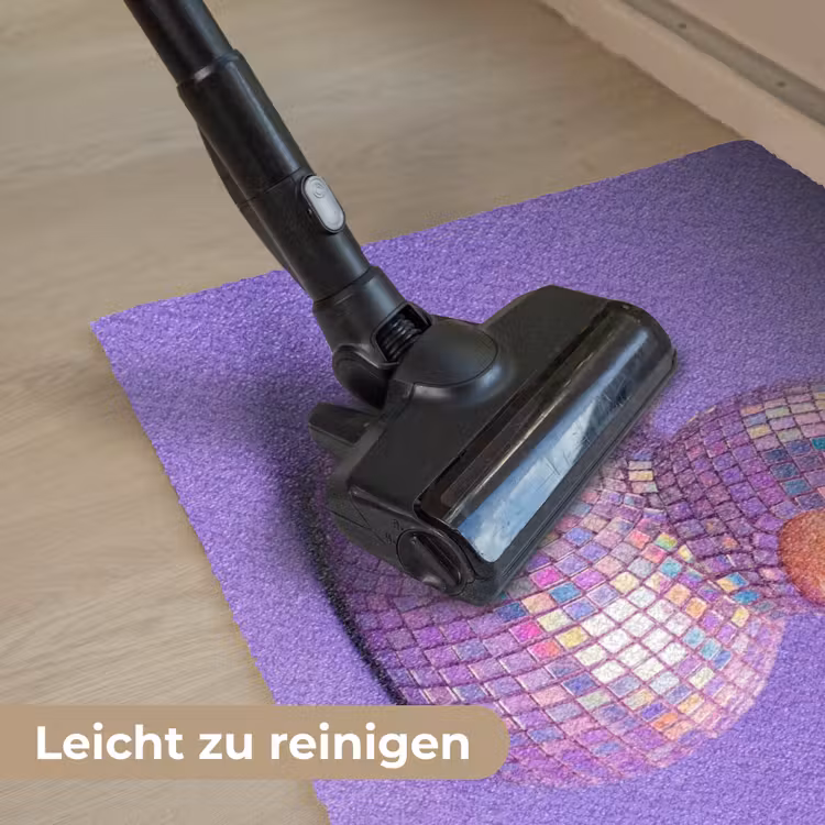 Disco - Eend - Paars Deurmat klein -reinigen_DE