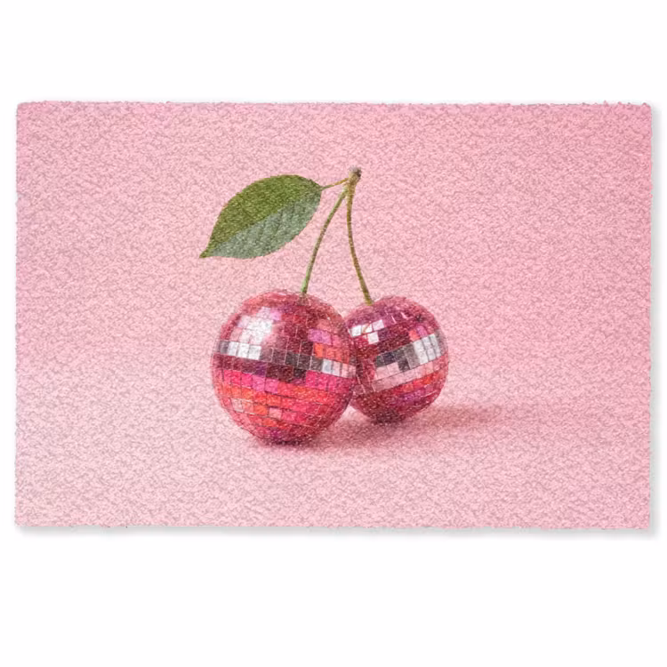 Disco - Kersen - Roze Deurmat klein -zkaufland3d