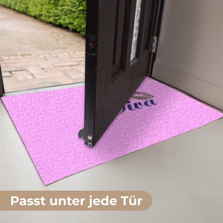 Diva - Lip - Panterprint - Roze Deurmat klein -USP_DE