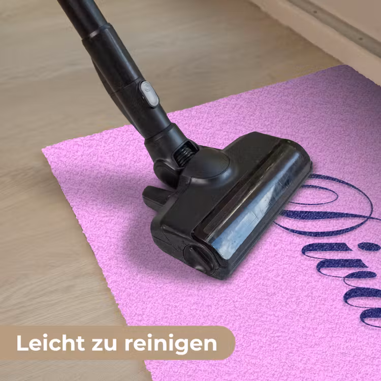 Diva - Lip - Panterprint - Roze Deurmat klein -reinigen_DE