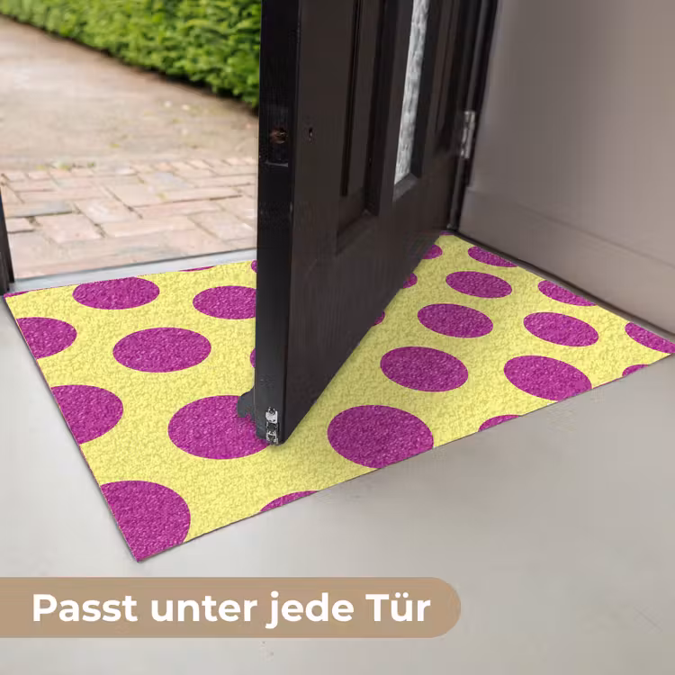 Dots - Klassiek - Geel Deurmat klein 898 -USP_DE