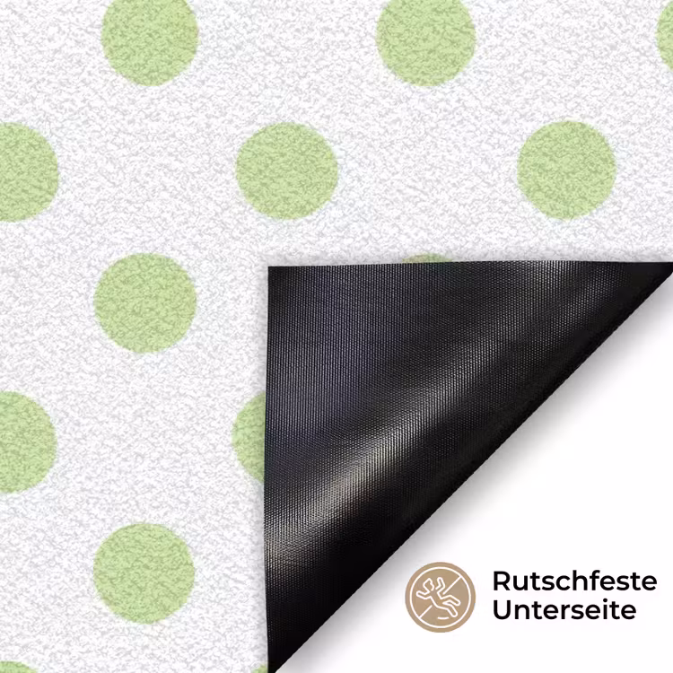 Dots - Klassiek - Groen Deurmat klein 898 -antislip_DE