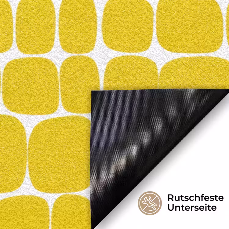 Stippen - Modern - Geel Deurmat klein 898 -antislip_DE