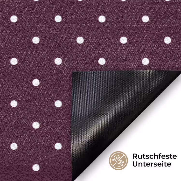 Stippen - Modern - Paars Deurmat klein 898 -antislip_DE