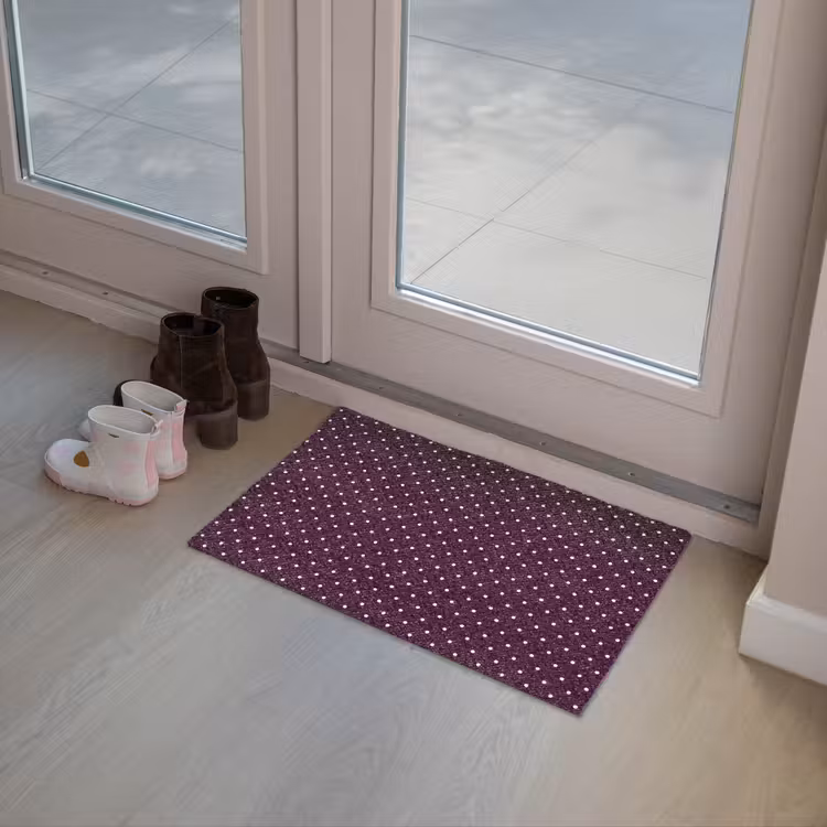 Stippen - Modern - Paars Deurmat klein 898 -sfeer3
