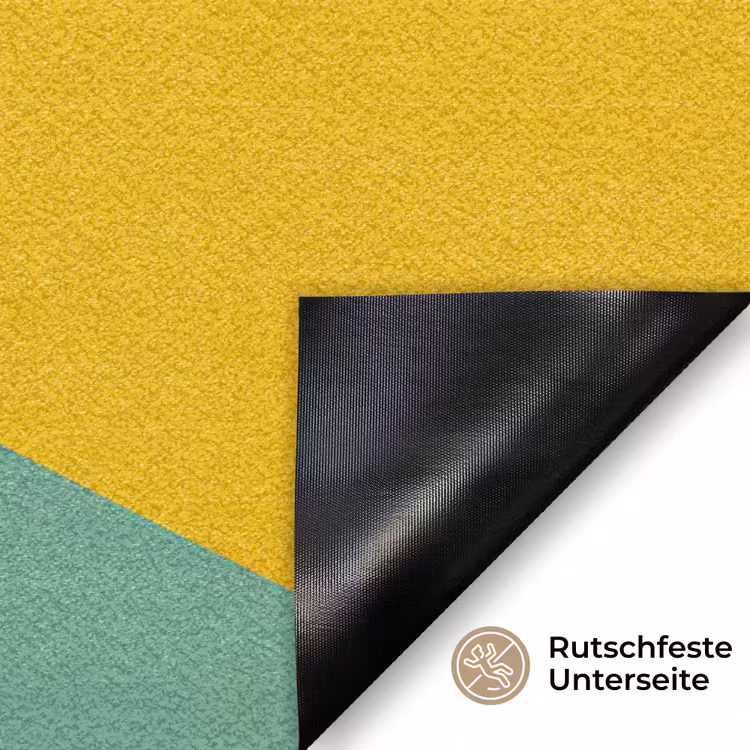 Driehoeken - Kleurrijk - Abstract Deurmat klein -antislip_DE