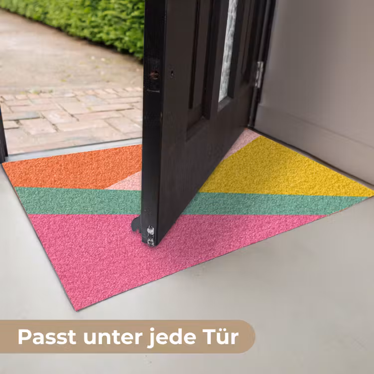 Driehoeken - Kleurrijk - Abstract Deurmat klein -USP_DE