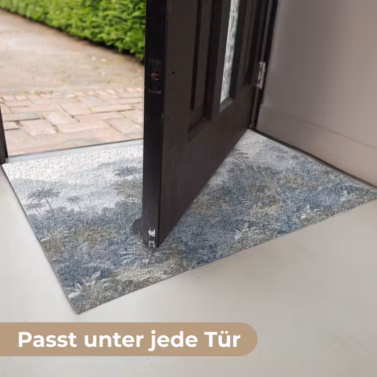 Jungle - Landschap - Blauw Deurmat klein -USP_DE