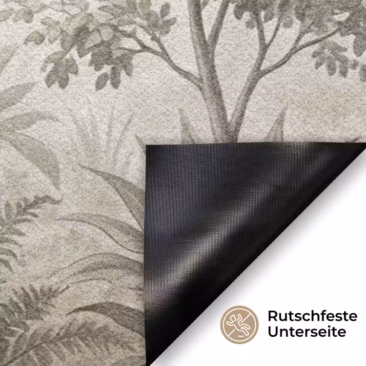 Jungle - Palmbomen - Natuur Deurmat klein -antislip_DE