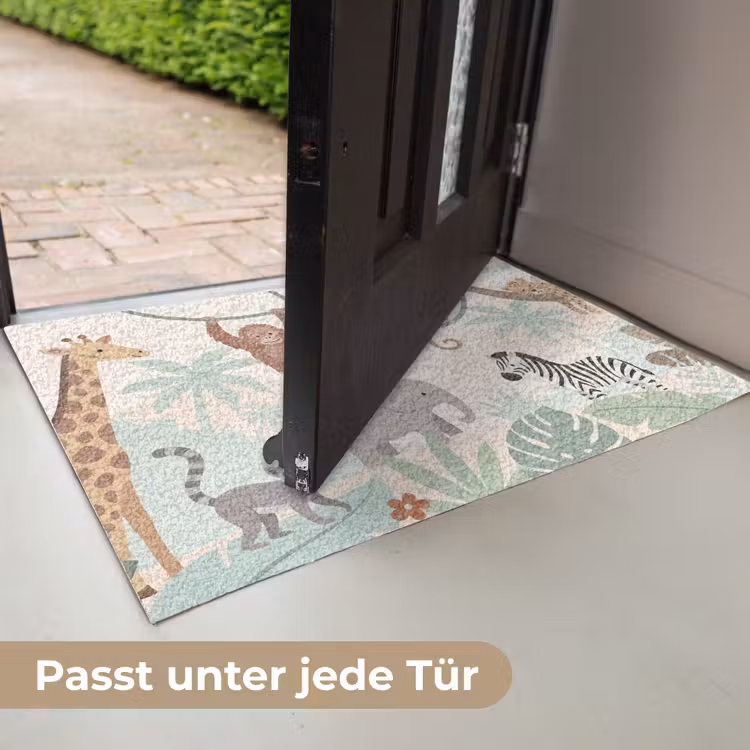 Jungle - Dieren - Groen Deurmat klein -USP_DE